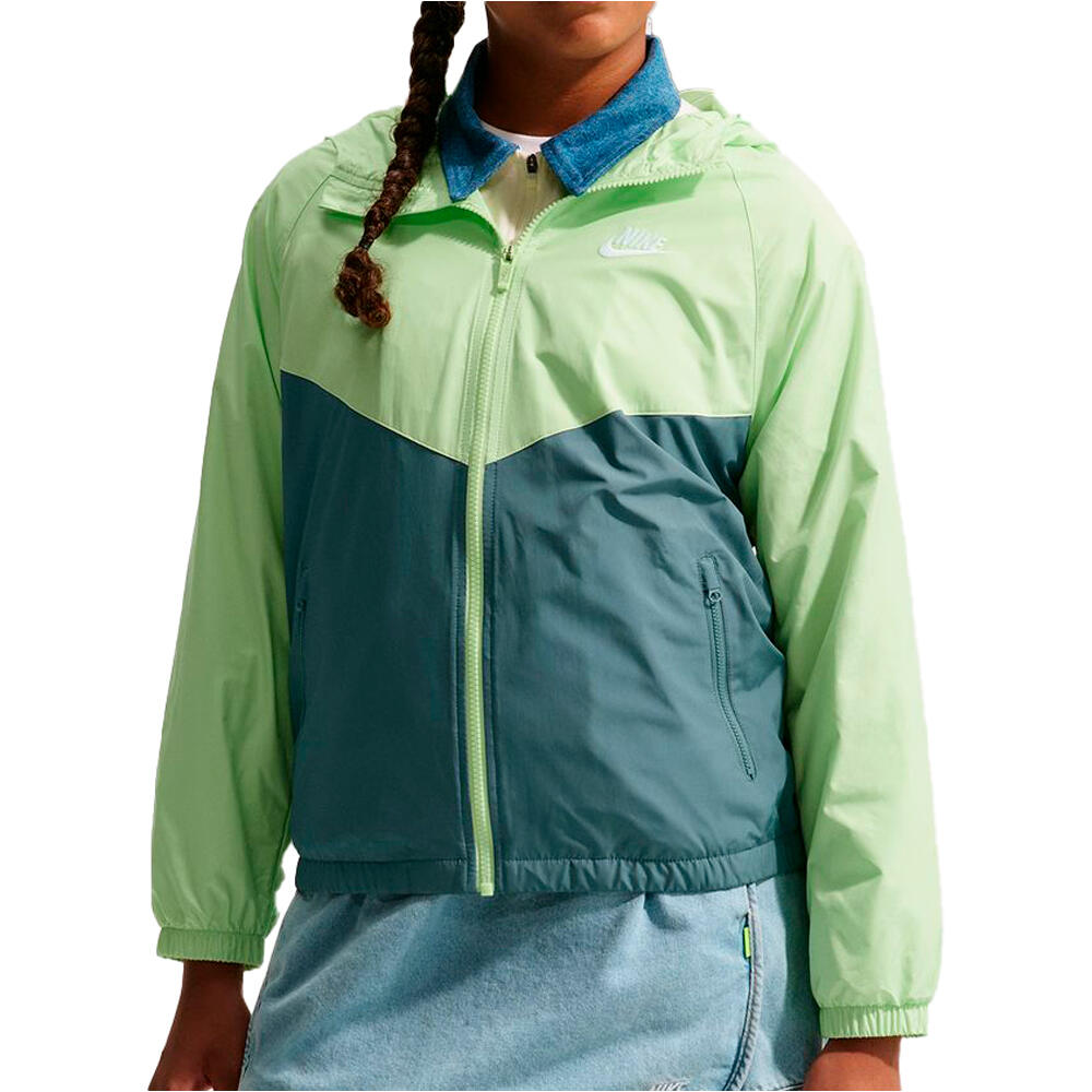 Nike sudadera niño K NSW RPL WR HD JKT vista frontal