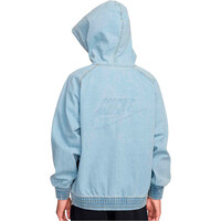 Nike sudadera niño K NSW WR DENIM FZ JACKET vista trasera