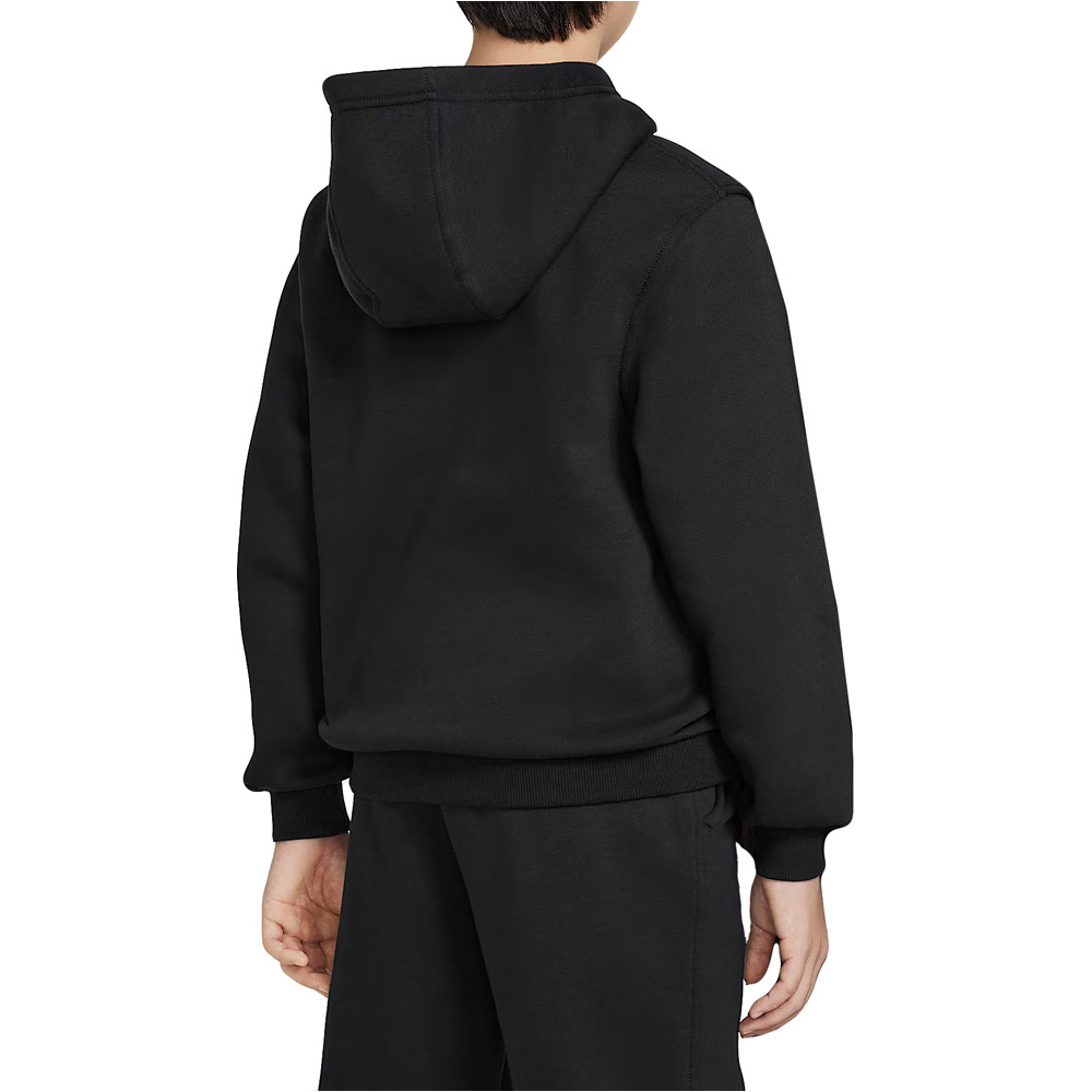 Nike sudadera niño KM K NK CLUB FLC HDY -PD vista trasera