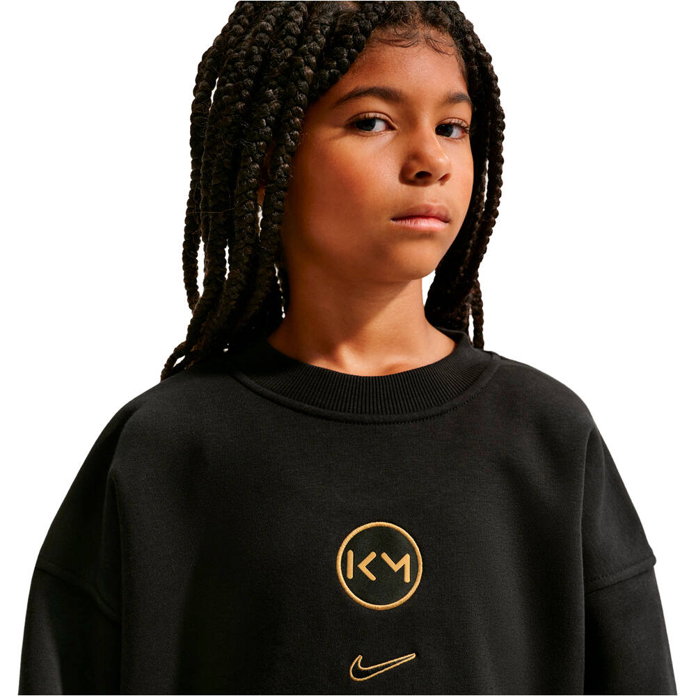 Nike sudadera niño KM K NK CLUB FLC OS CREW vista detalle