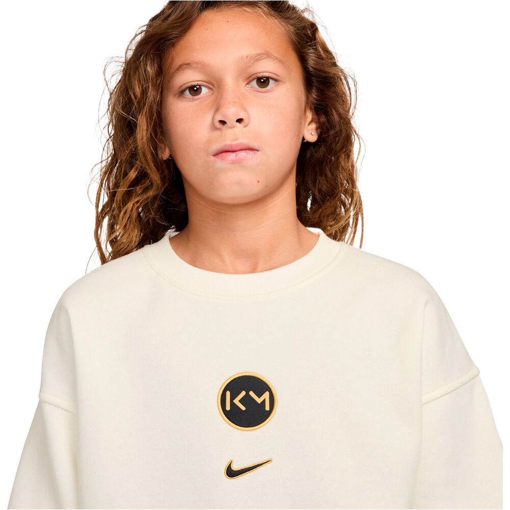Nike sudadera niño KM K NK CLUB FLC OS CREW vista detalle