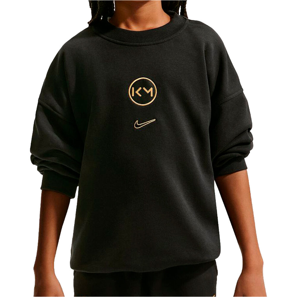 Nike sudadera niño KM K NK CLUB FLC OS CREW vista frontal