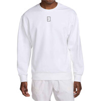 Nike sudadera tenis hombre M NKCT DF FLC HRTGE CREW MB vista frontal