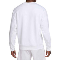 Nike sudadera tenis hombre M NKCT DF FLC HRTGE CREW MB vista trasera