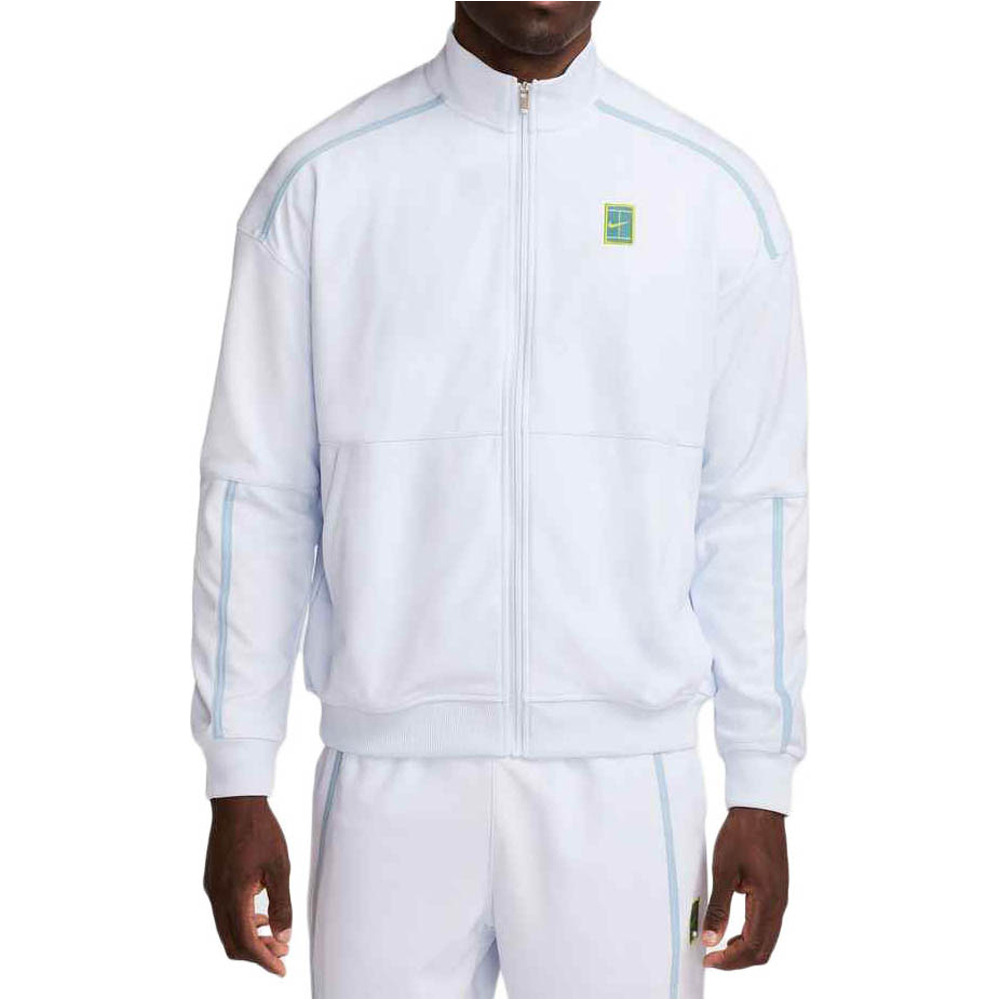 Nike sudadera tenis hombre M NKCT HERITAGE SUIT JKT vista frontal