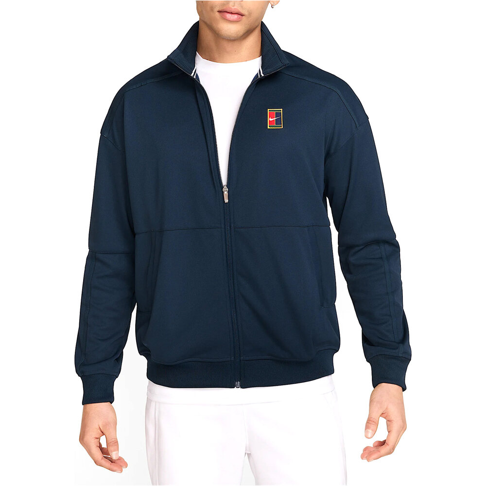Nike sudadera tenis hombre M NKCT HERITAGE SUIT JKT vista frontal