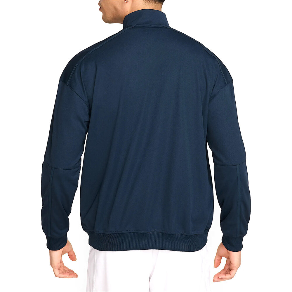 Nike sudadera tenis hombre M NKCT HERITAGE SUIT JKT vista trasera