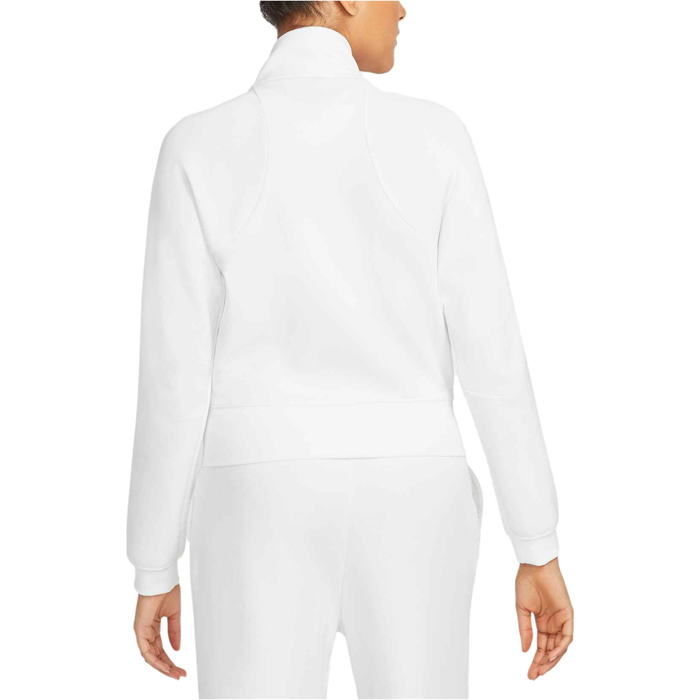 Nike sudadera tenis mujer W NKCT DF HERITAGE JKT FZ vista trasera