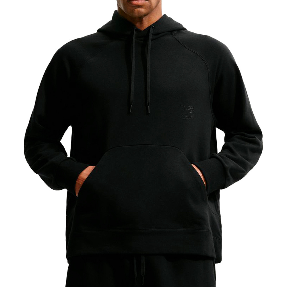 Nike sudaderas deportivas hombre M NK DF NAC FLC PUMP COVER HDY vista frontal
