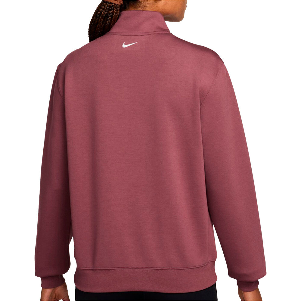 Nike sudaderas deportivas mujer W NK DF STDO FLC SPT QZ CPSL B vista trasera