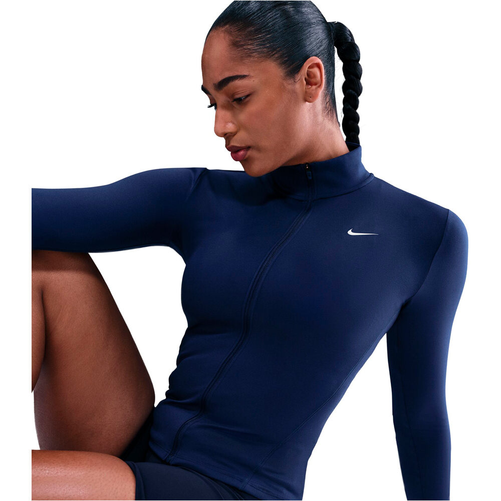 Nike sudaderas deportivas mujer W NK ONE DF FZ FITTED JKT 04