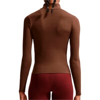 Nike sudaderas deportivas mujer W NK ONE DF FZ FITTED JKT vista trasera