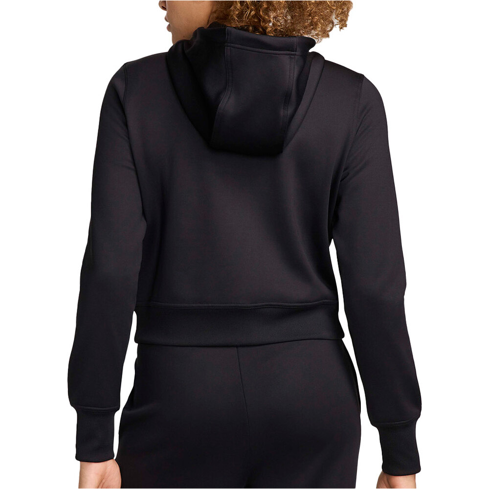 Nike sudaderas deportivas mujer W NK ONE TF FZ HOODIE LBR vista trasera