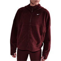 Nike sudaderas deportivas mujer W NK ONE TF FZ TOP POLAR vista frontal