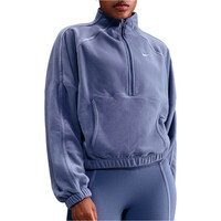 Nike sudaderas deportivas mujer W NK ONE TF HZ TOP POLAR SP WT vista frontal