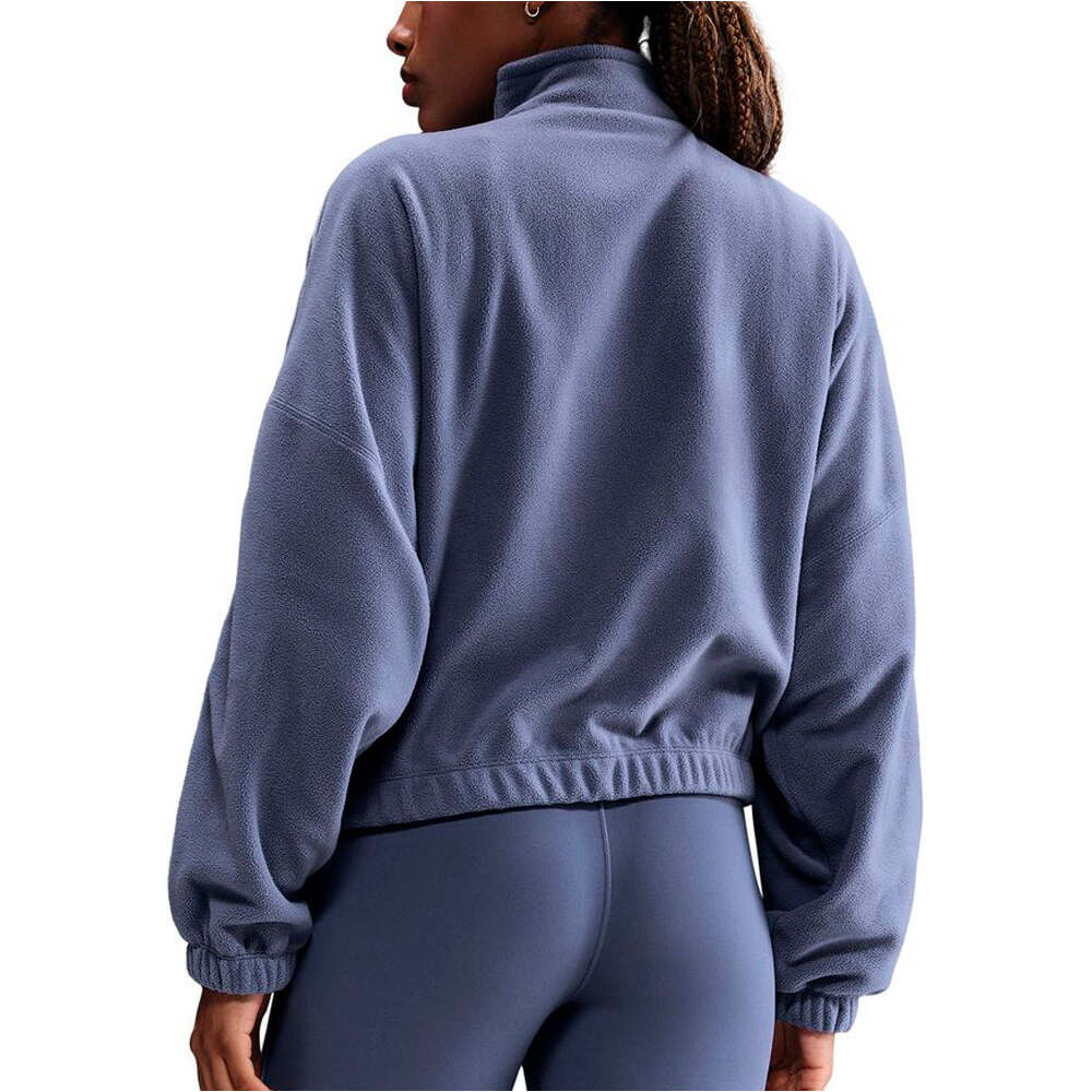 Nike sudaderas deportivas mujer W NK ONE TF HZ TOP POLAR SP WT vista trasera