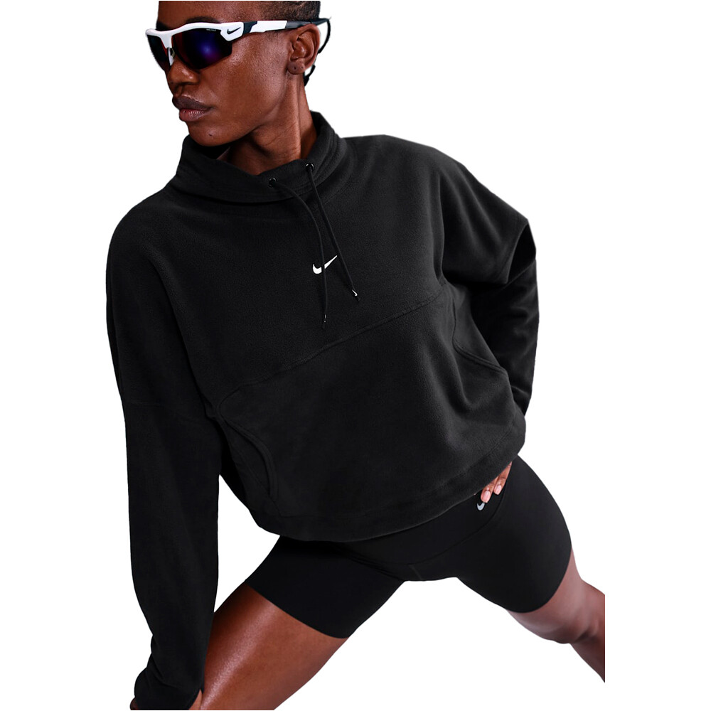 Nike sudaderas deportivas mujer W NK ONE TF TOP POLAR vista detalle