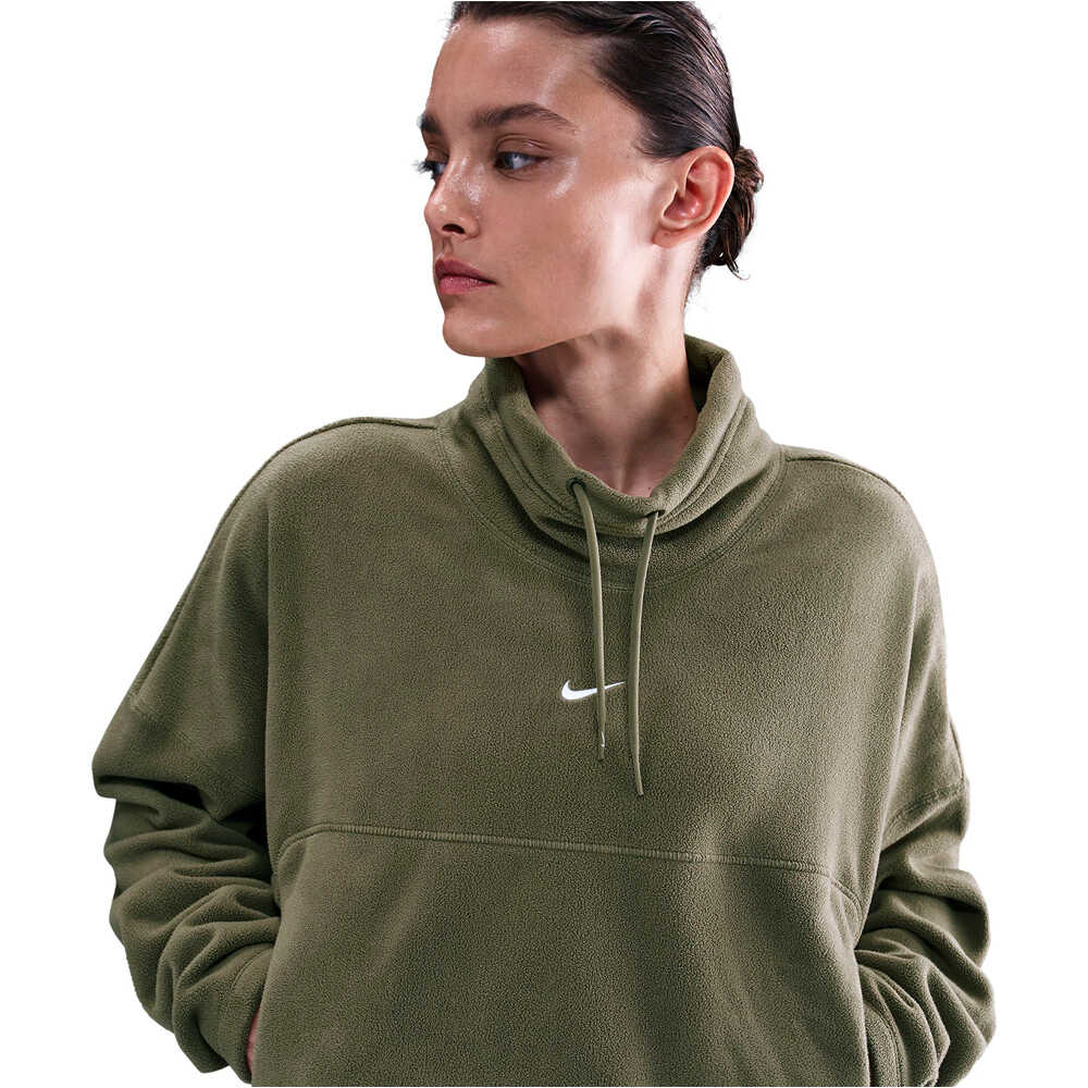 Nike sudaderas deportivas mujer W NK ONE TF TOP POLAR vista detalle