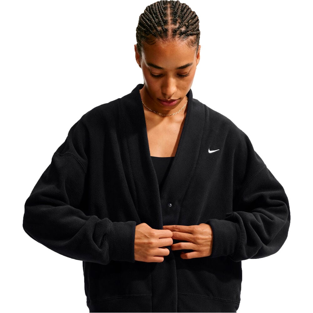 Nike sudaderas deportivas mujer W NK TF ONE POLAR CARDIGAN FEM vista detalle