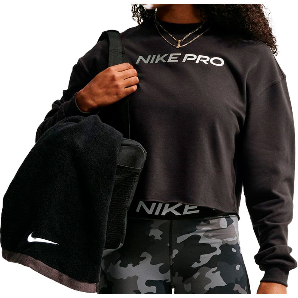 Nike sudaderas deportivas mujer W NP DF CREW FLC TT GRDNT vista frontal