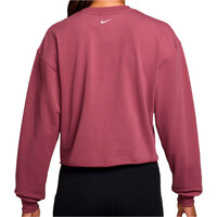 Nike sudaderas deportivas mujer W NP DF CREW FLC TT GRDNT vista trasera