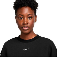Nike sudaderas deportivas mujer W NP DF FLC CREW TT GRX vista detalle