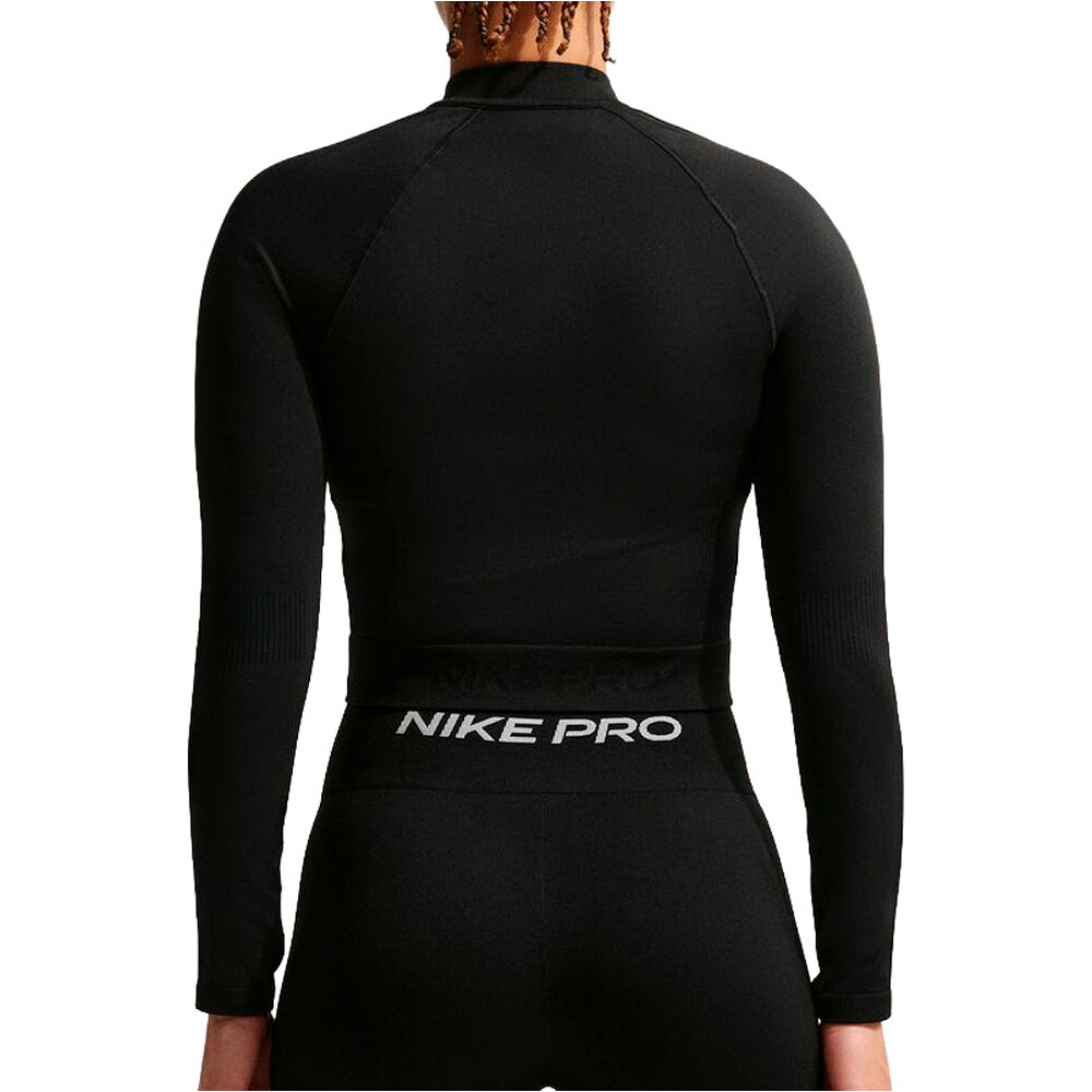 Nike sudaderas deportivas mujer W NP DF SMLS FZ MIDLAYER vista trasera