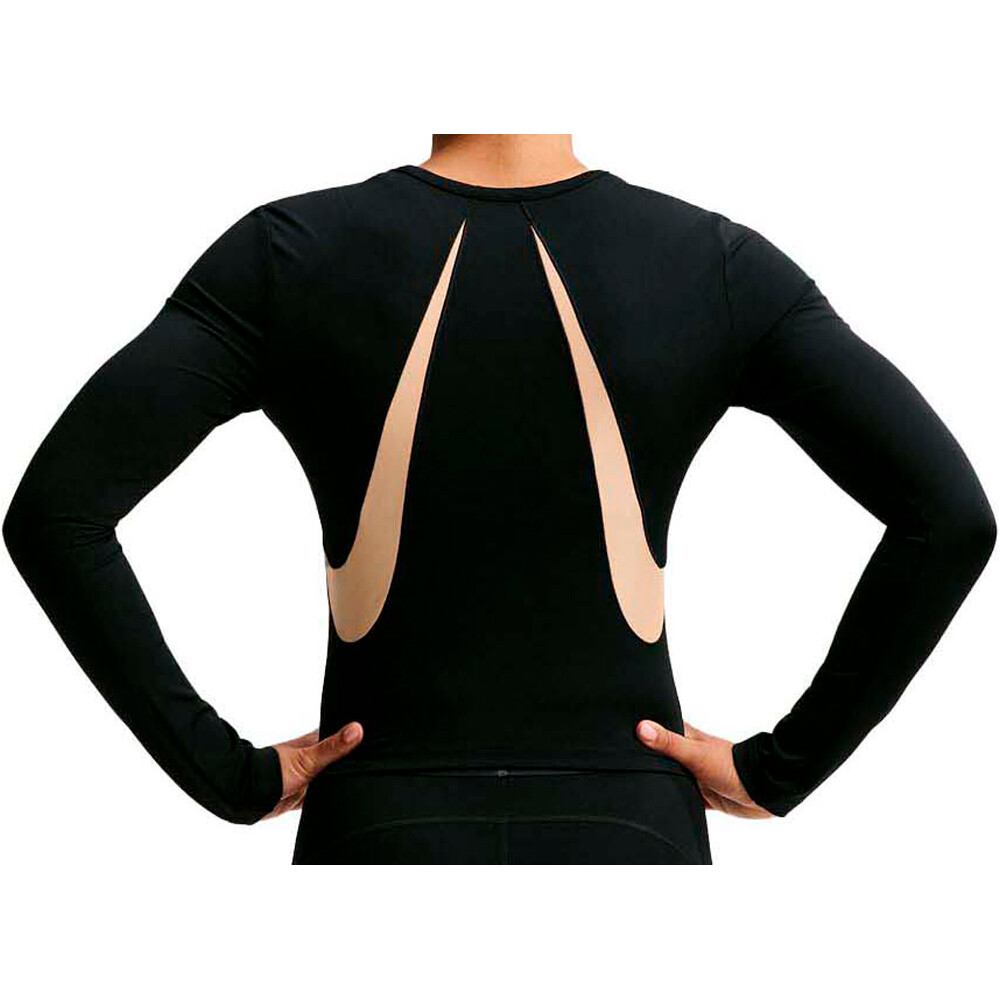Nike sudaderas deportivas mujer W NP SCULPT LS TOP GG vista trasera