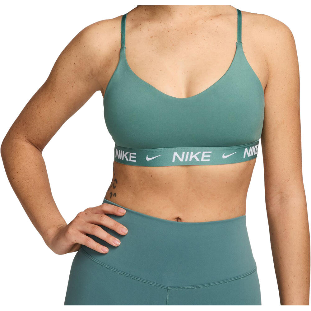 Nike Sujetador Yoga W NK DF INDY LGT SPT BRA vista frontal