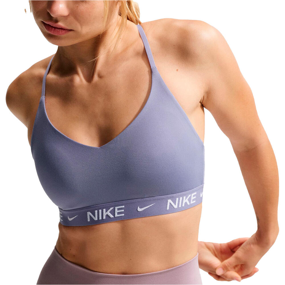 Nike Sujetador Yoga W NK DF INDY LGT SPT BRA vista frontal