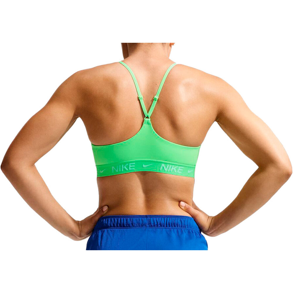 Nike Sujetador Yoga W NK DF INDY LGT SPT BRA vista trasera