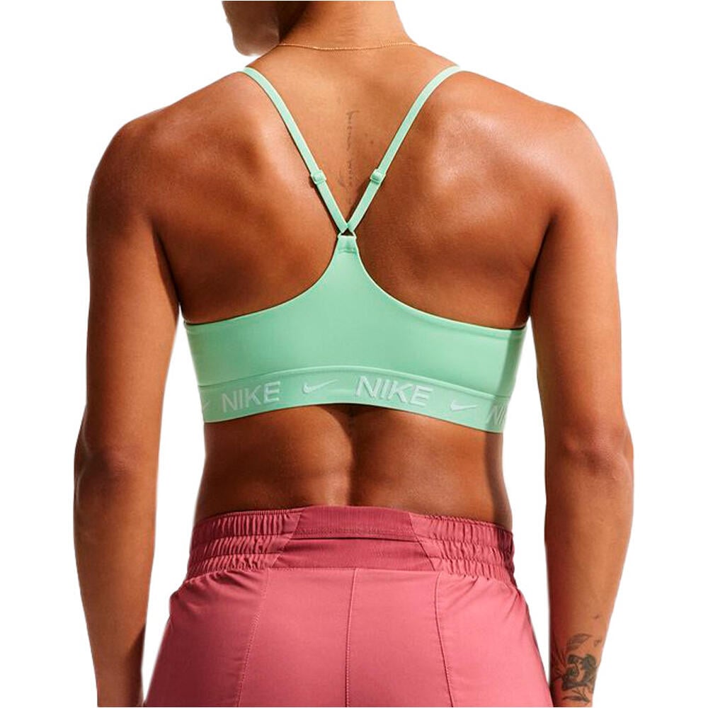Nike Sujetador Yoga W NK DF INDY LGT SPT BRA vista trasera