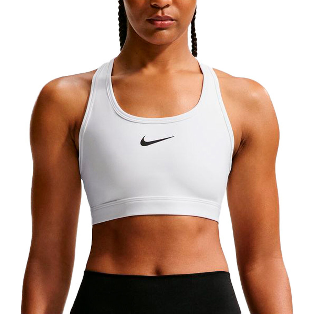 Nike sujetadores deportivos _M_W NK SWSH MED SPT UNPADDED BRA vista frontal