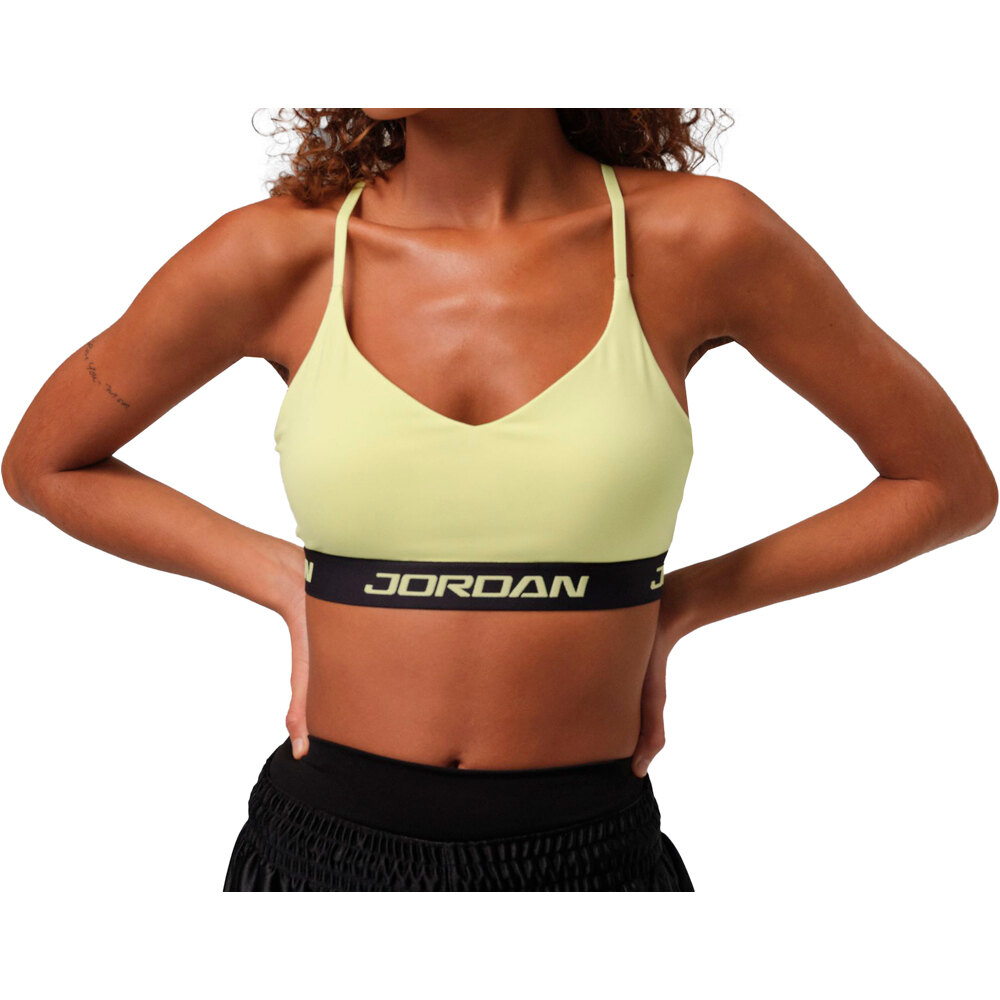 Nike sujetadores deportivos W J SPT INDY ESS BRA vista frontal