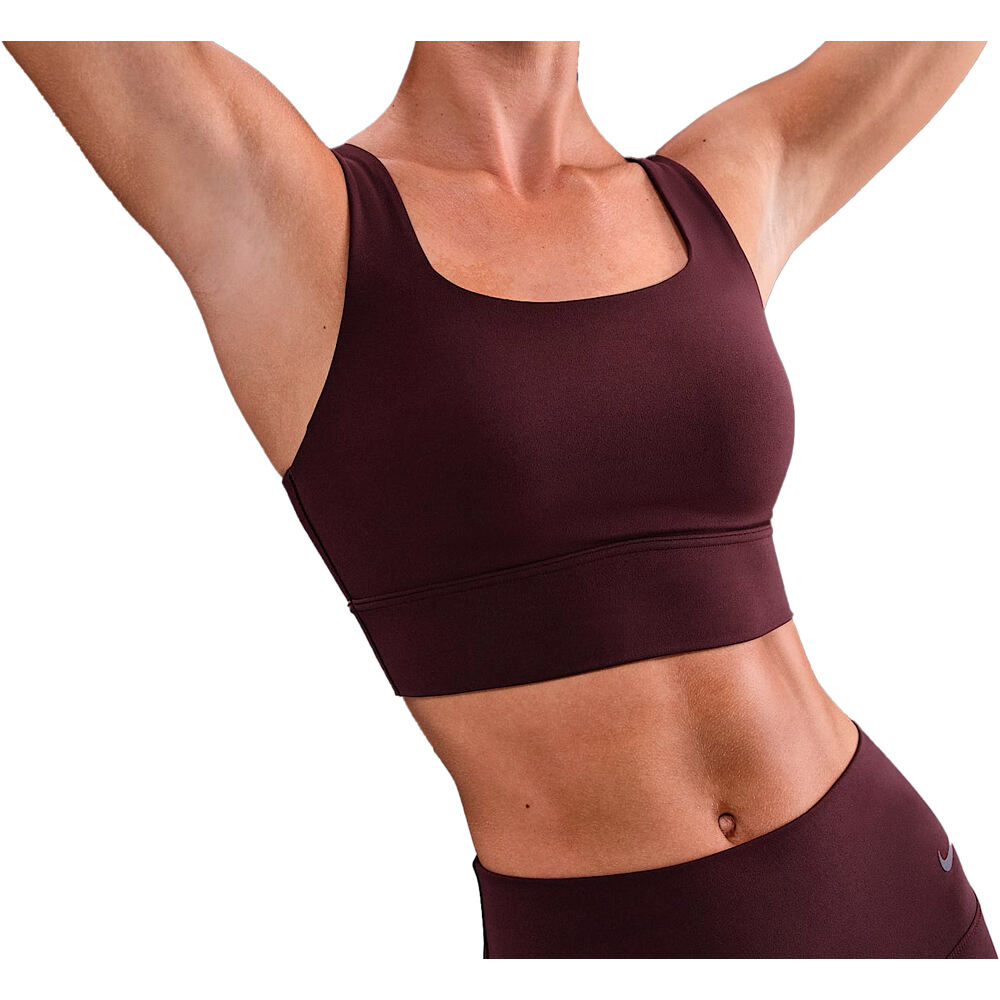 Nike sujetadores deportivos W NK ALATE ELLIPSE LL BRA vista frontal