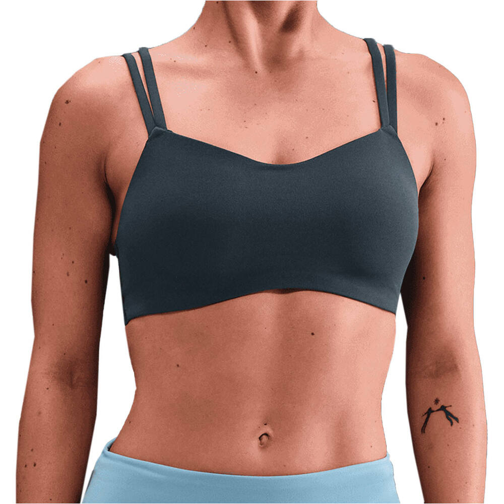 Nike sujetadores deportivos W NK DF ALATE TRACE BRA vista frontal