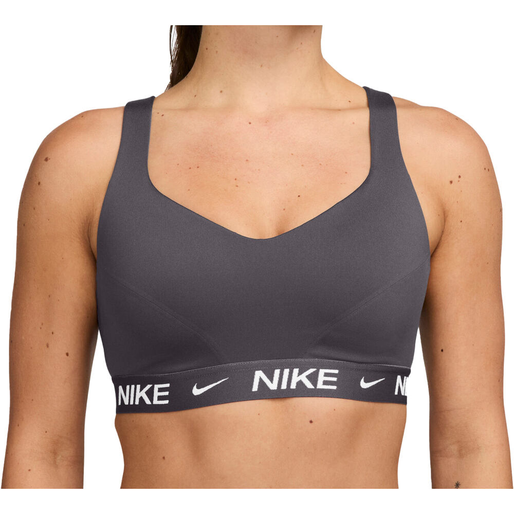 Nike sujetadores deportivos W NK DF INDY HGH SPT BRA vista frontal