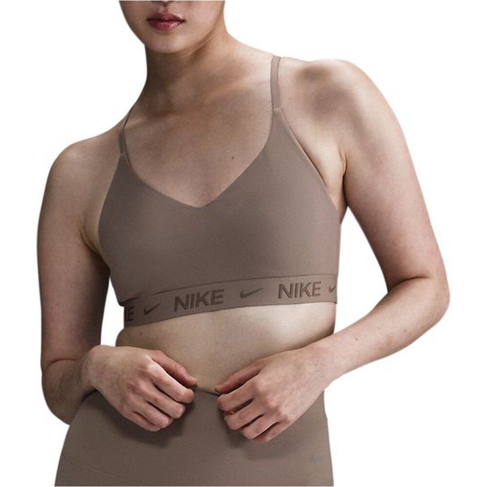 Nike sujetadores deportivos W NK DF INDY LGT SPT BRA vista frontal