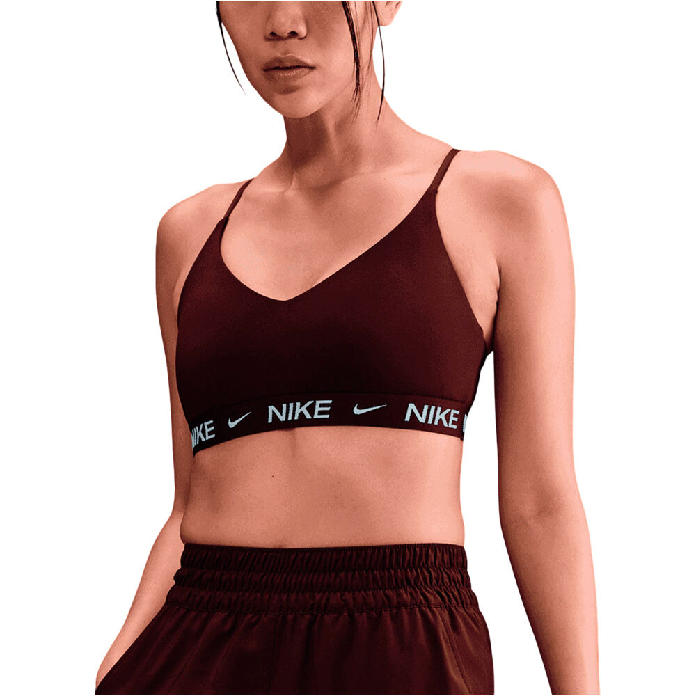 Nike sujetadores deportivos W NK DF INDY LGT SPT BRA vista frontal