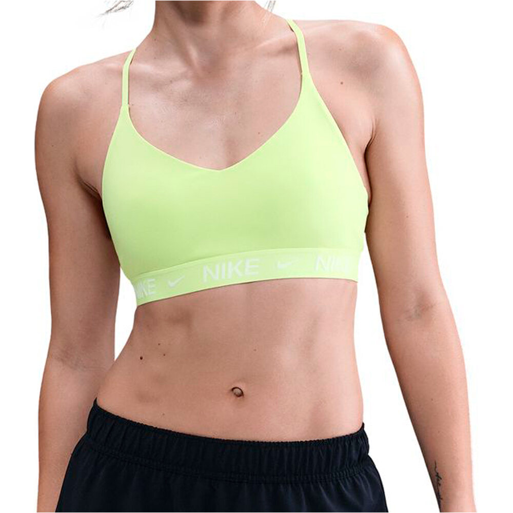 Nike sujetadores deportivos W NK DF INDY LGT SPT BRA vista frontal