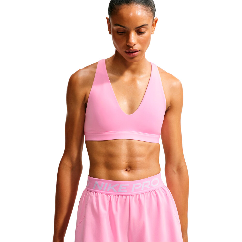 Nike sujetadores deportivos W NK DF INDY STRAPPY BRA 03
