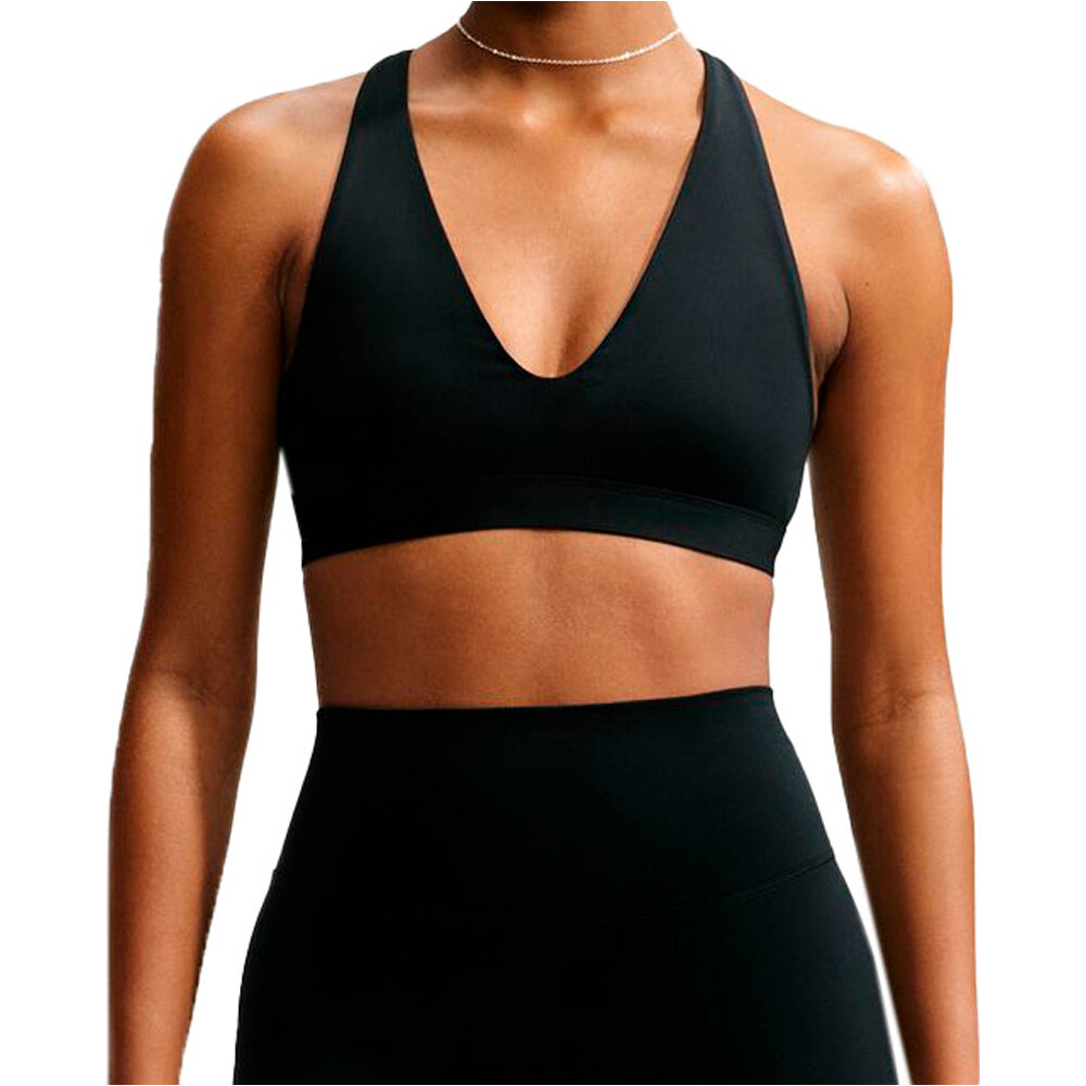 Nike sujetadores deportivos W NK DF INDY STRAPPY BRA vista frontal