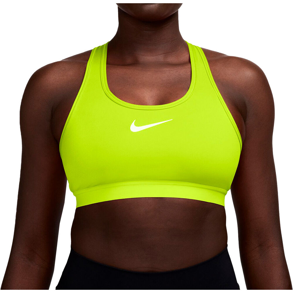Nike sujetadores deportivos W NK DF SWSH HGH SPT BRA vista frontal