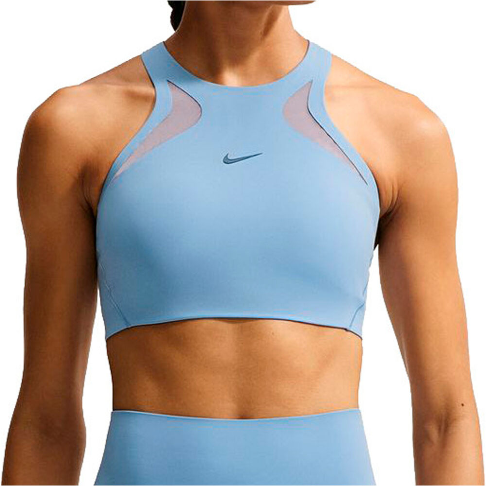 Nike sujetadores deportivos W NK DF UNVRSA MS BRA MESH vista frontal