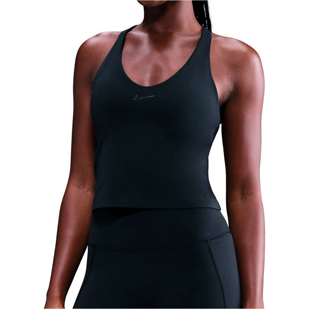 Nike sujetadores deportivos W NK DF UNVRSA MS BRA TANK vista frontal