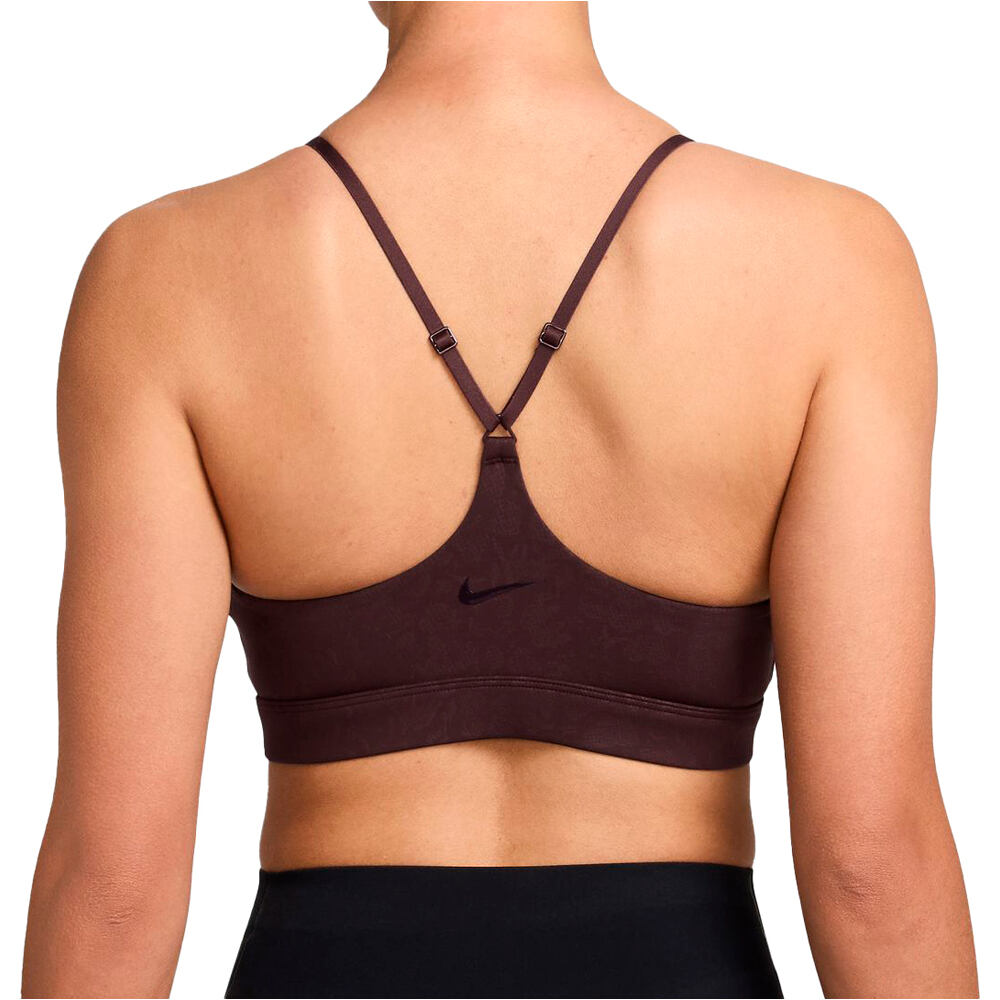 Nike sujetadores deportivos W NK INDY BRA FLR vista trasera