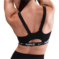 Nike sujetadores deportivos W NK INDY HS ZIP BRA vista trasera