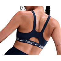 Nike sujetadores deportivos W NK INDY HS ZIP BRA vista trasera
