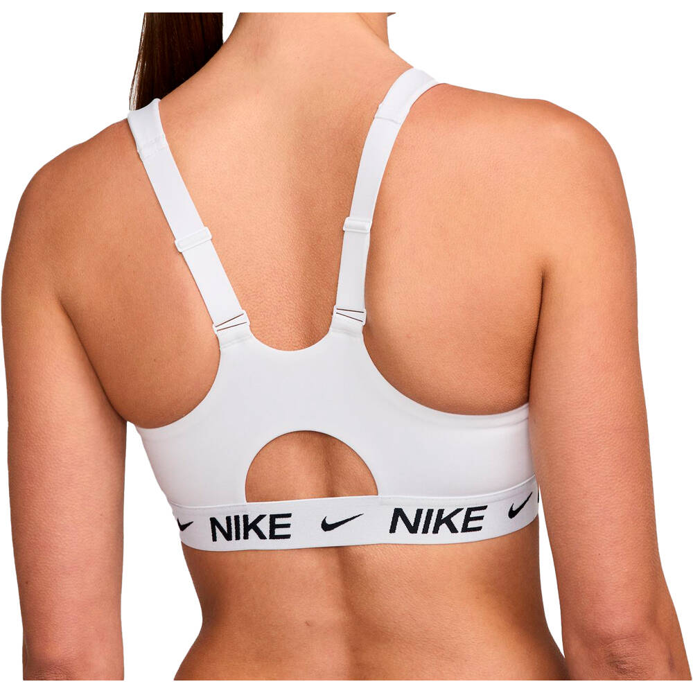 Nike sujetadores deportivos W NK INDY HS ZIP BRA vista trasera