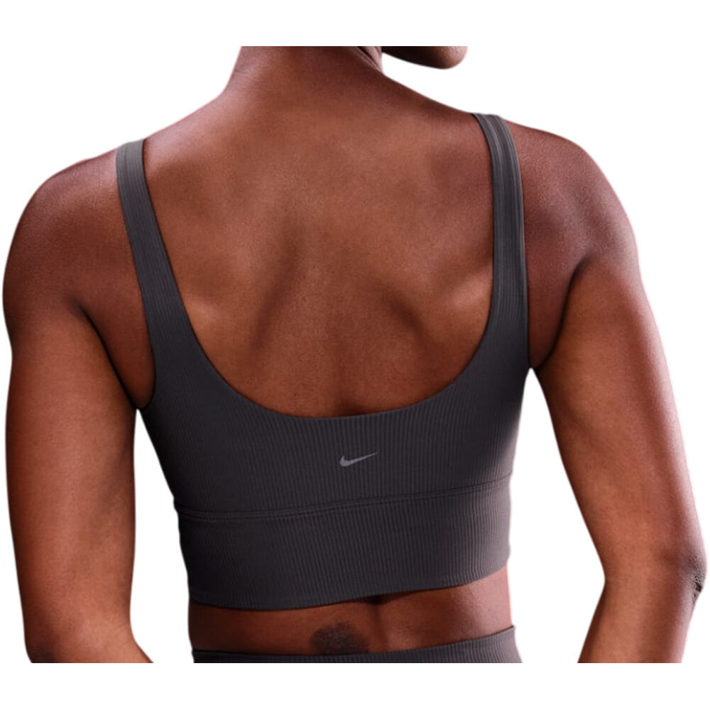 Nike sujetadores deportivos W NK INF WIDE RIB BRA vista trasera